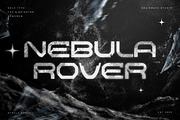 NEBULA ROVER - Futuristic Sci-Fi, a Blackletter Font by Brainwave (Thumbnail 1 of 8)