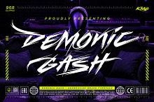 Demonic Gash Typeface