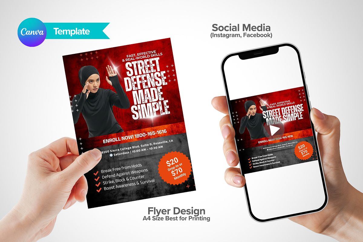 Street Defense Flyer for Women