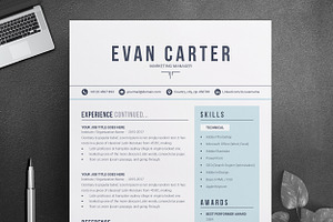 Modern & Professional Resume / CV