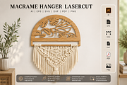 Dragonfly Macrame Hanger Lasercut, an Object Graphic by OTVEY DESIGN (Thumbnail 5 of 13)