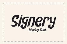 Signery – Display Font