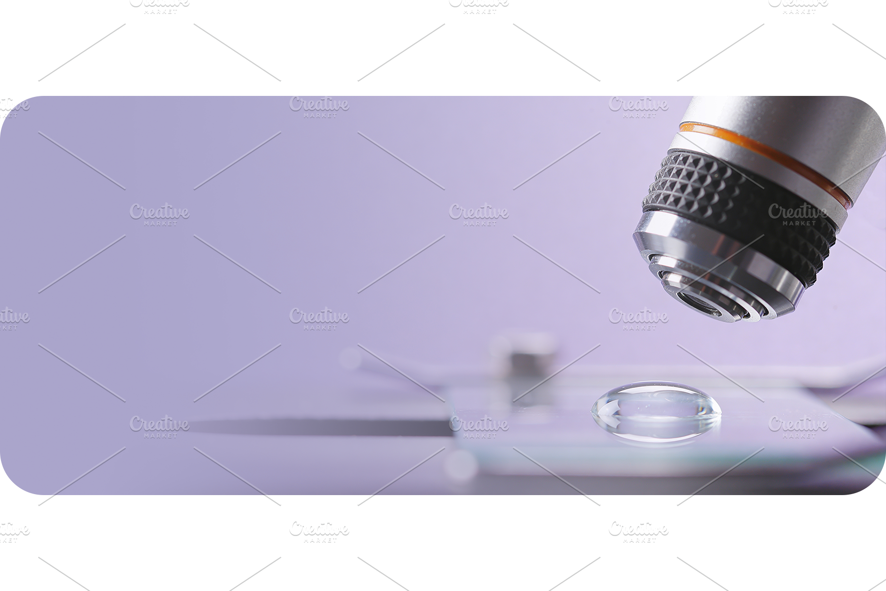 Microscope and water drop, a Health & Medical Photo by Minimalism IMG
