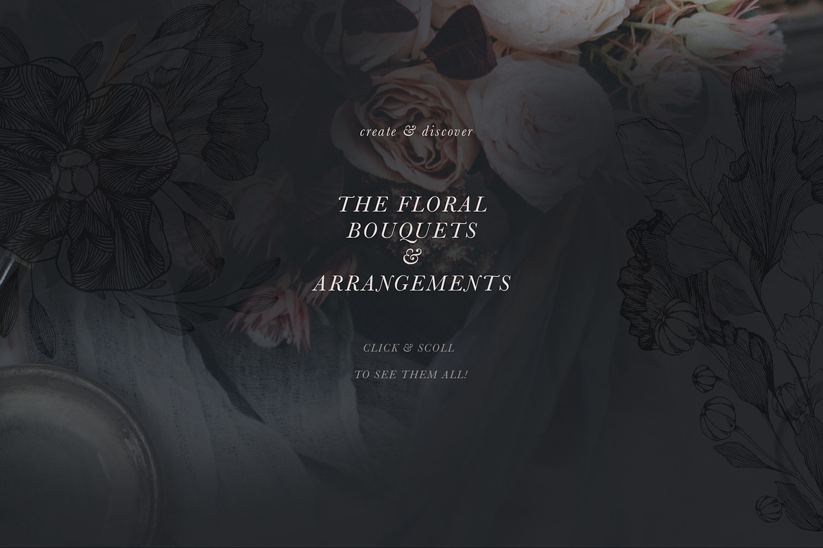 Wild Bouquet Wedding Illustrations, an Illustration by Laras Wonderland (Photo 4 of 13)
