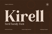 Kirell - Elegant Serif Family