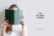 Handwritten Font Duo Bookish Beauty, a Handwritten Font by pixelcolours (Thumbnail 11 of 14)