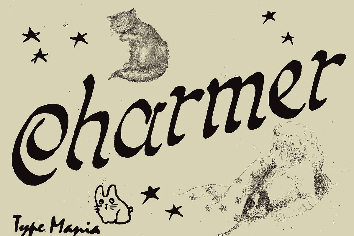 Charmer TM – Homebaked Calligraphy, a Font by Type Mania (Photo 1 of 10)