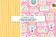 Earth Day Digital Seamless Patterns, a Pattern Graphic by Alanna Messina Design Co (Thumbnail 4 of 8)