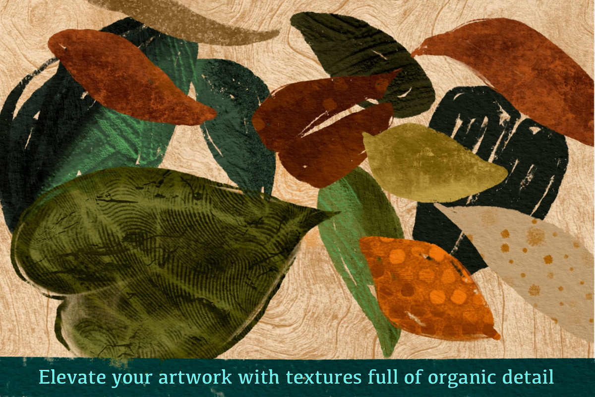 Realistic Nature Textures Brush Pack, a Brush Add-On by HabitusDesigns (Photo 3 of 7)