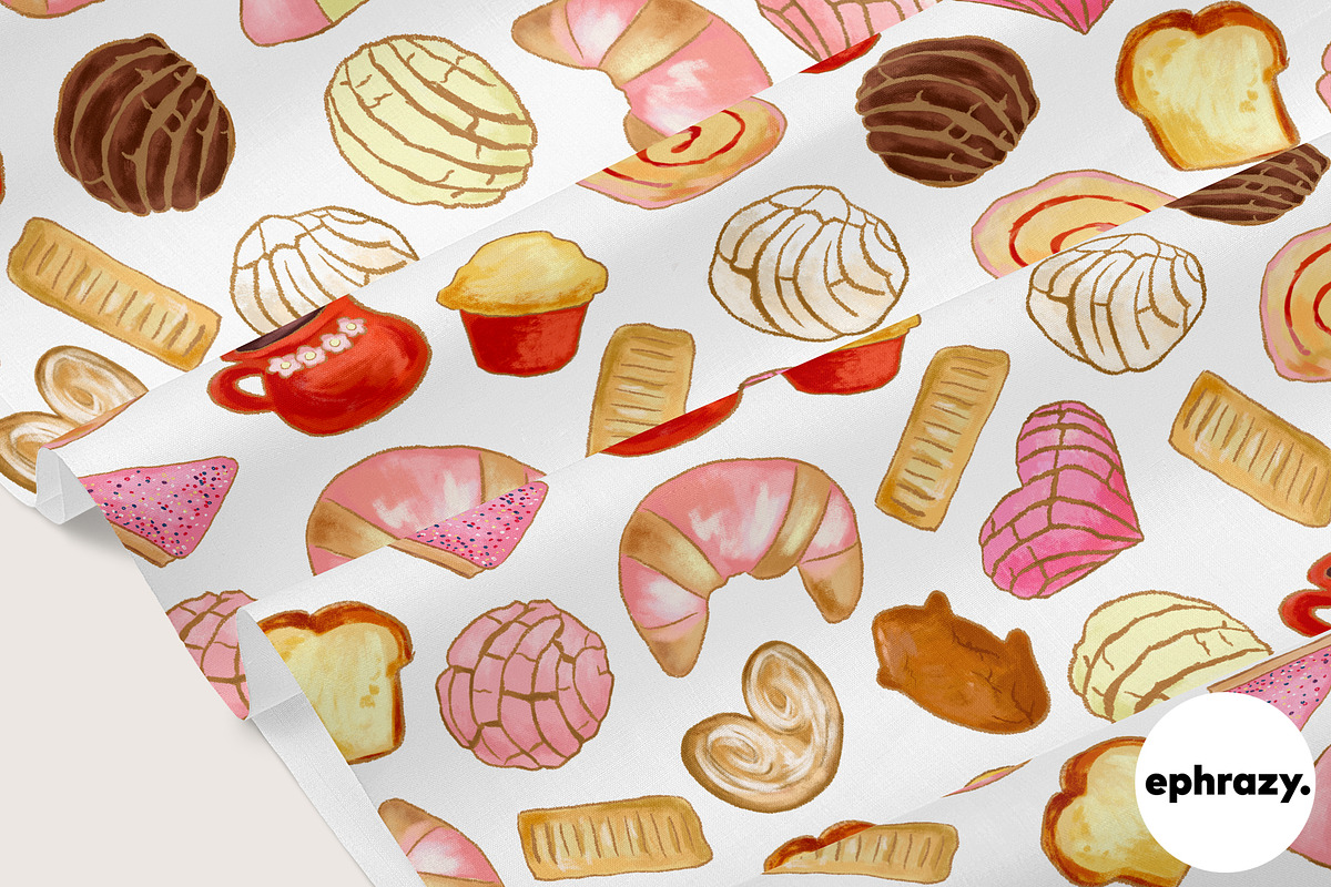 Mexican Pan Dulce Graphics, a Pattern Graphic by EphrazyGraphics (Photo 6 of 7)