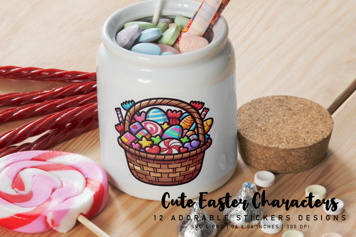 Cute Easter Characters, a Seasonal Illustration by Digital Art Creations (Photo 6 of 6)