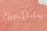 Mystic Darling - Handwritten Font, a Script Font by StringLabs (Thumbnail 1 of 12)
