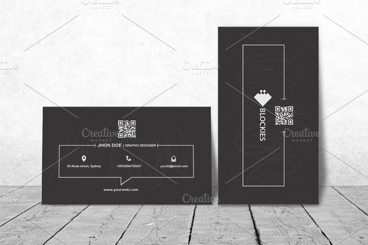 Creative Business Card Template, a Business Card Template by Pentaclay (Photo 4 of 5)