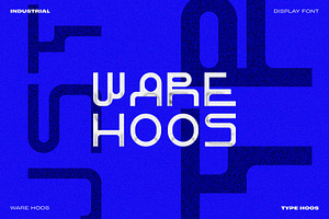 Ware Hoos - Display Font