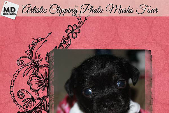 Photo Size Clipping Masks Set 4 preview 6