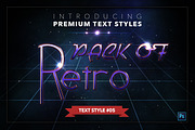 Retro #1 - 20 Text Styles, a Layer Style Add-On by Jonas Stensgaard (Thumbnail 6 of 23)