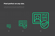 Approved | 25 Thin Line Icons, an Outline Icon by Alex Blogoodf (Thumbnail 4 of 15)