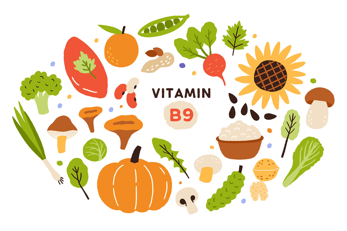 Food products, vitamin groups set, a Food Illustration by Good Studio (Photo 12 of 19)