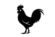Rooster Chicken Silhouette Bundle, an Illustration by Designs_River (Thumbnail 29 of 51)