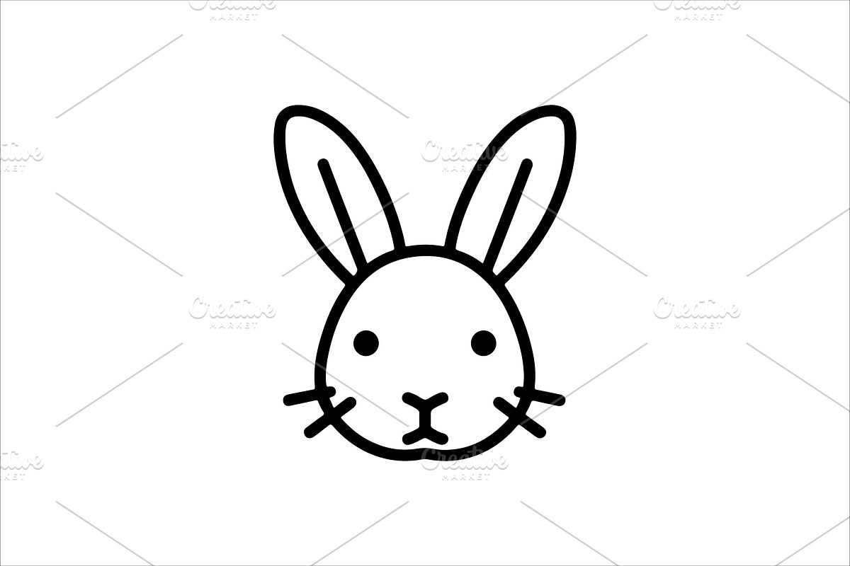 Rabbit Outline Logo Set, a Branding & Logo Template by Vectorium Studio (Photo 3 of 5)