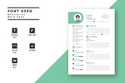 Simple Resume/CV, a Resume Template by Izalsye (Thumbnail 4 of 5)