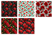 Red Roses Seamless Patterns, a Texture Illustration by Dream Creation (Thumbnail 5 of 5)
