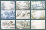 Abstract Forest Art Wallpaper Set, an Illustration by fei long (Thumbnail 8 of 10)