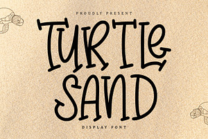 Turtle Sand | Display Font