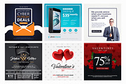 100 Multipurpose Instagram Templates, a Social Media Template by eamejia (Thumbnail 9 of 17)