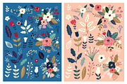 Flowers and Deer, an Animal Illustration by MoleskoStudio (Thumbnail 1 of 24)