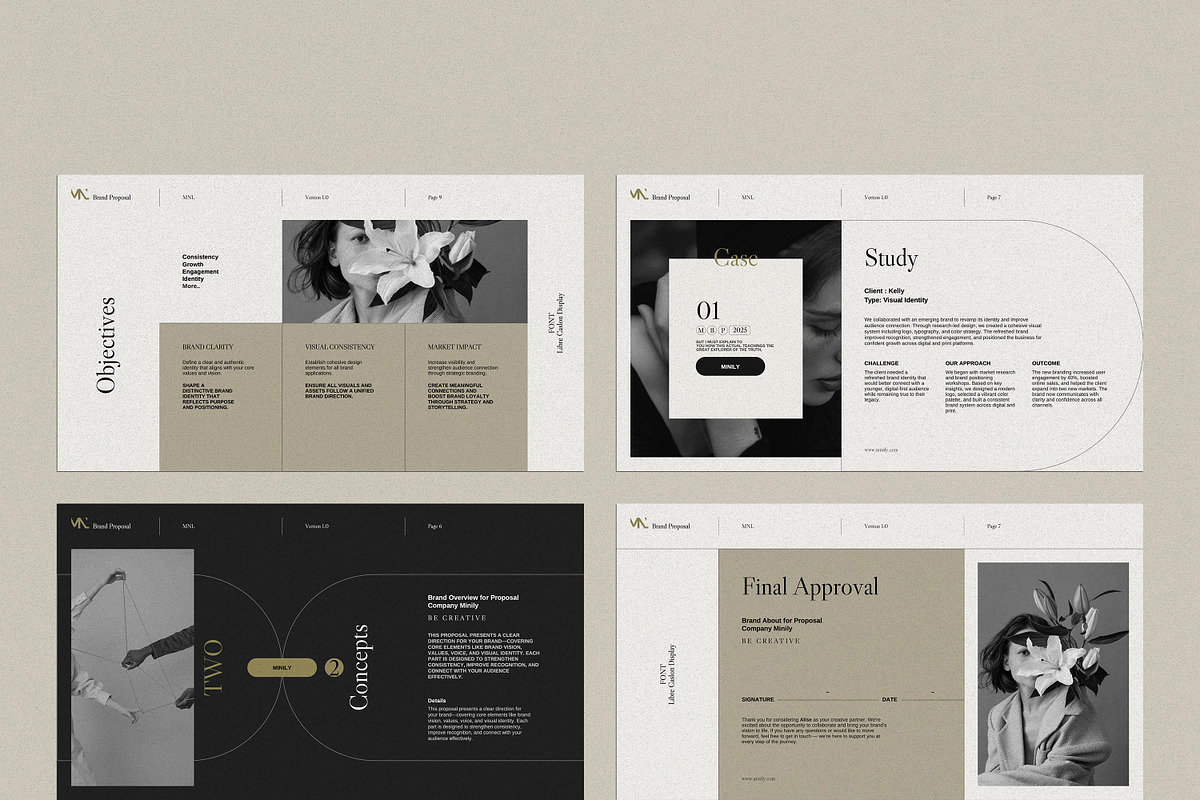 MINILY | Brand Proposal, a Branding & Logo Template by Minily (Photo 9 of 10)