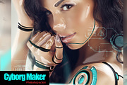 Cyborg Maker Photoshop Action, an Action Add-On by PSD Action (Thumbnail 1 of 7)