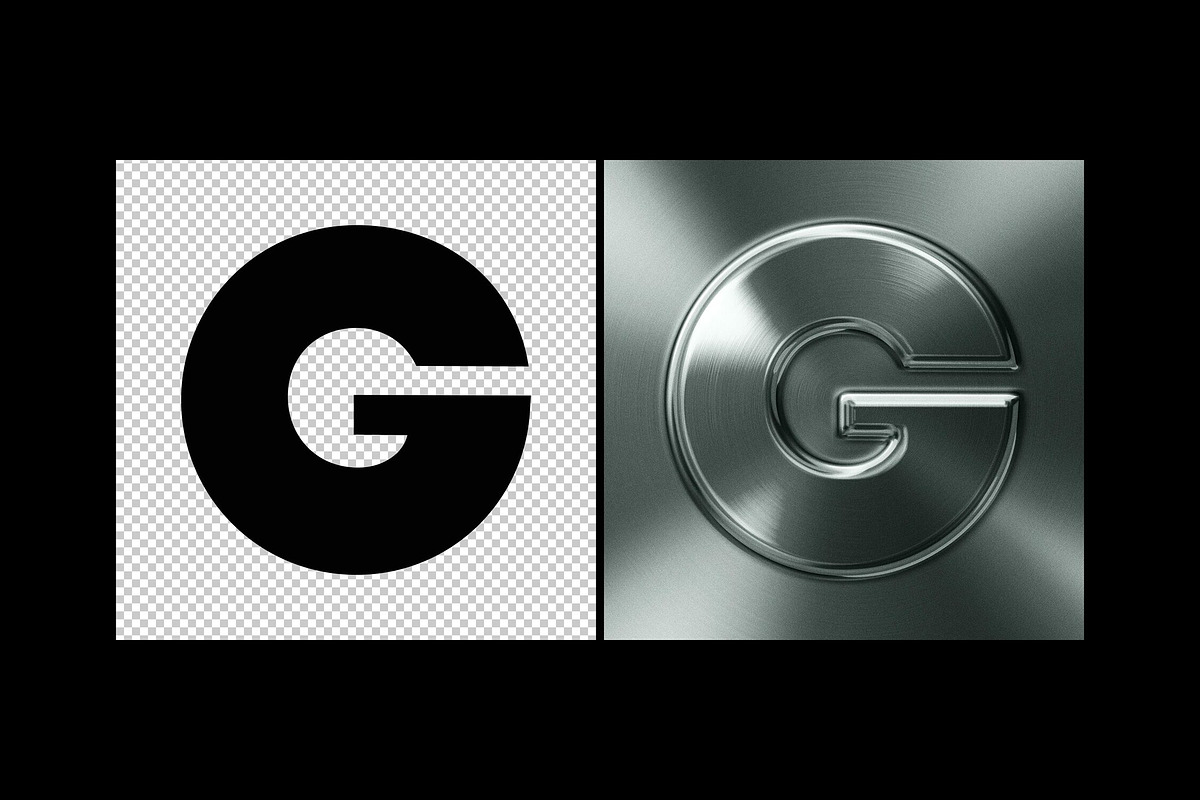 Metal Emboss Logo Effect, a Layer Style Add-On by Design Squad