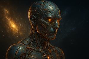 Cyber Sentinel Futuristic AI Human, an Arts & Entertainment Photo by Design_Planet