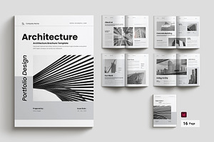 Architecture Portfolio Layout, a Brochure Template by Cleffon_Graphic_Studio
