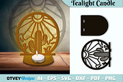 Beach Sunset Tealight Candle Holder, an Object Graphic by OTVEY DESIGN (Thumbnail 13 of 13)