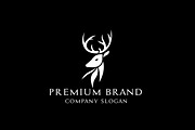 Premium Deer Logo - Mock-Up & Vector, a Branding & Logo Template by Multiple (Thumbnail 3 of 5)