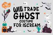 Spooky Bluest | Modern Handwritten, a Serif Font by Forberas Club (Thumbnail 2 of 8)