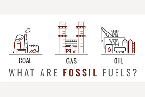 Energy Outline Icons Infographic, a Technology Illustration by Anna's Shop