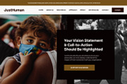 Human Rights Showit Website Template, a WordPress Template by Studio Humankind (Thumbnail 2 of 20)