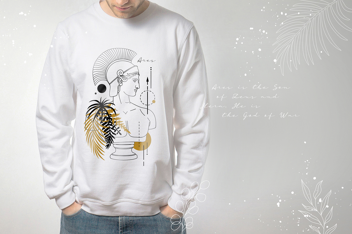 Oh My Gods! 24 Illustrations of Gods, a Decorative Illustration by Cosmic Store (Photo 11 of 13)