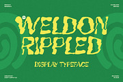 CS Weldon Rippled, a Sans Serif Font by Craft Supply Co. (Thumbnail 1 of 8)