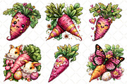 Whimsical Floral Easter Carrot, an Illustration by Black Bird Studio (Thumbnail 4 of 6)
