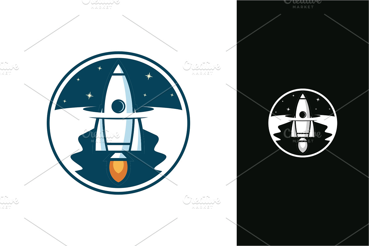 Creative and modern rocket logo, a Branding & Logo Template by jundio studio