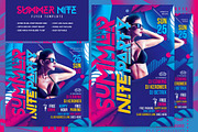 Summer Nite Party Flyer Template, a Flyer Template by InTheSky15 (Thumbnail 1 of 3)