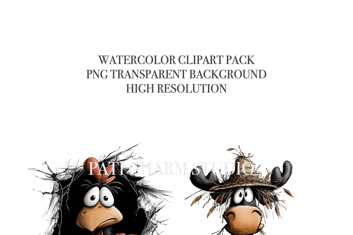 50 Quirky Halloween Clipart, an Illustration by Pati Charm Studio (Photo 5 of 9)