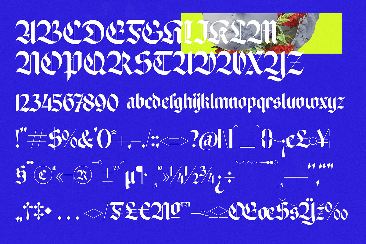 Wilfred Knights Modern Blackletter, a Blackletter Font by timelesstype.co (Photo 19 of 20)
