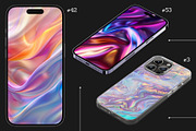 55 holographic iridescent background, a Background Graphic by Kat Anti (Thumbnail 4 of 8)
