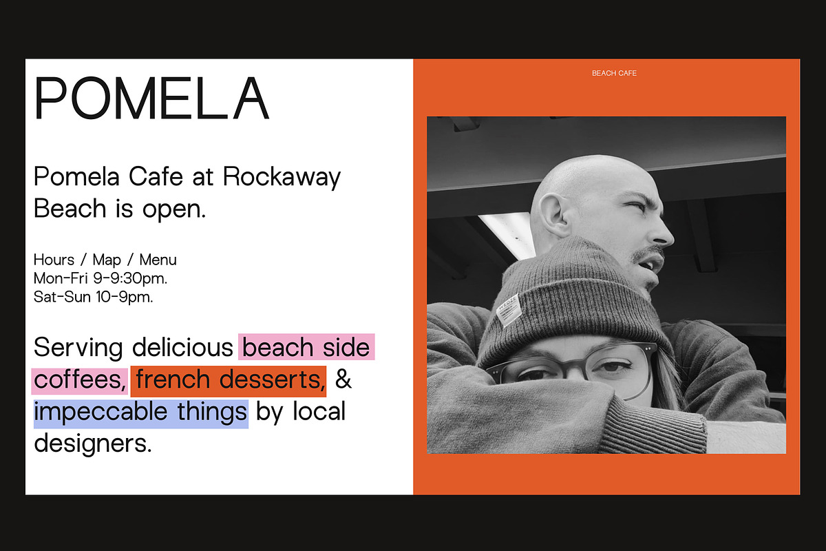 Pomela - Mini Webflow Template, a Landing Page Template by YYY ~ Webflow Templates (Photo 1 of 5)