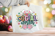 Every Bunny's Favorite Social Worker, an Illustration by CraftArtStudio (Thumbnail 1 of 4)